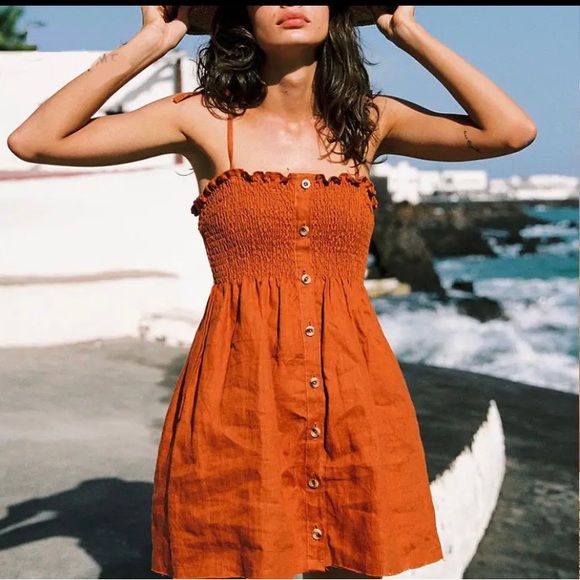 ROMWE Dresses & Skirts - ROMWE Smocked Cami Sundress